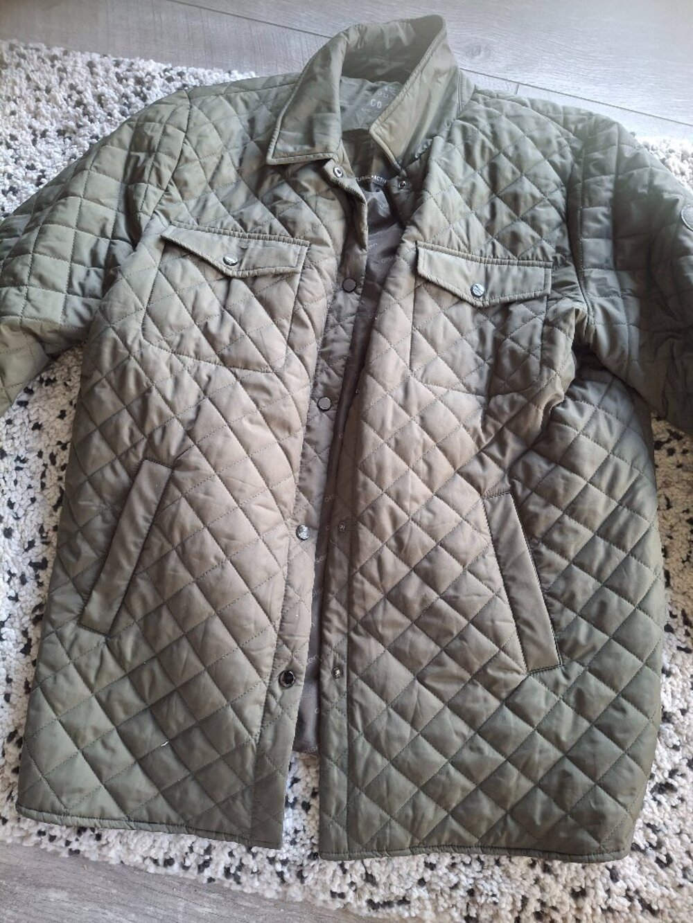 Olsen Womens hunter green fall jacket